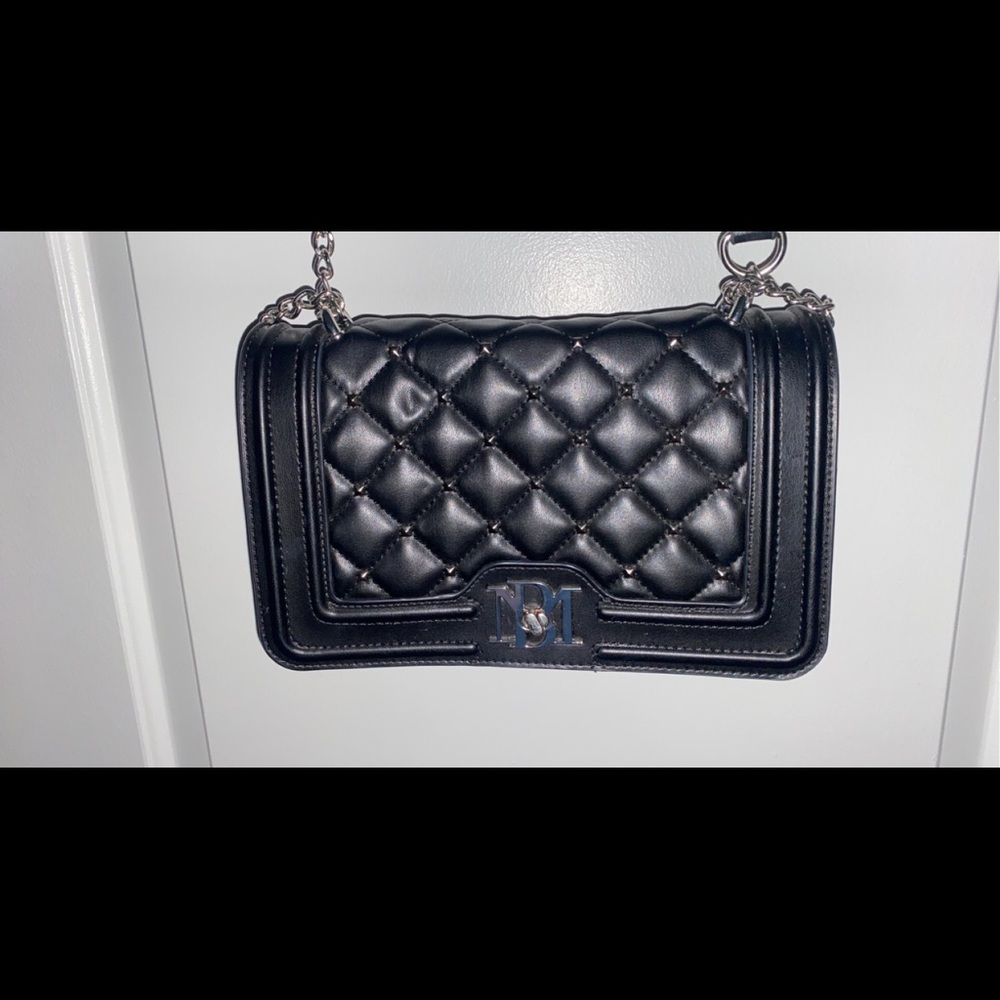 Badley Mischka Quilted Studded Purse